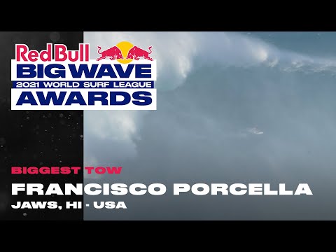 2021 Men's Biggest Tow Nominee: Francisco Porcella At Jaws