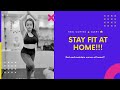 STAY FIT AT HOME GET CURVY WITH ME