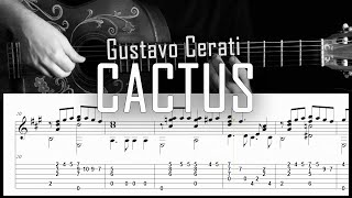 Cactus (Gustavo Cerati) - Arreglo de guitarra solista con partitura y tablatura - Tutorial