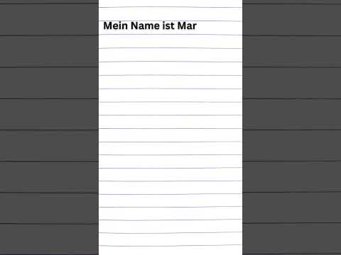 Goethe Zertifikat A1 sprechen Teil 1 | Self Introduction German | Sich Vorstellen #germanexam #exam