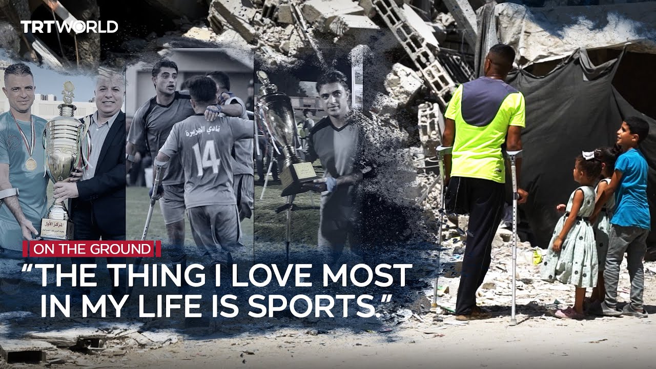 The life of an amputee Palestinian athlete amid war and genocide