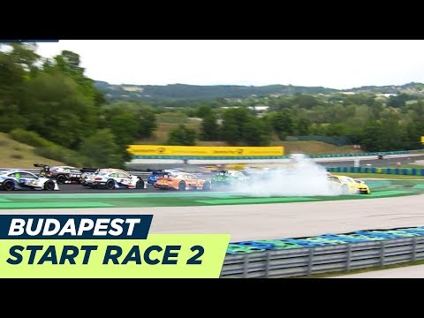 Glock spins during first round - Start Race 2 - DTM Budapest 2018