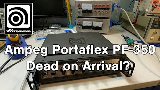 Video thumbnail for Ampeg Portaflex PF-350 | Part 1 - Initial Inspection by Grumpy Techie
