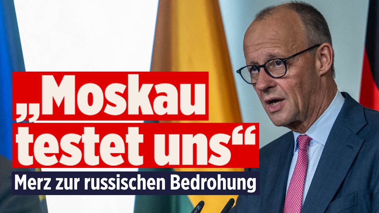 MERZ KNALLHART: „Werden uns zur Wehr setzen!“ Kanzler zu russischen Angriffen auf Europa