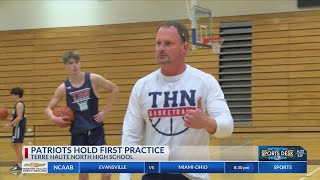 North begins basketball practice