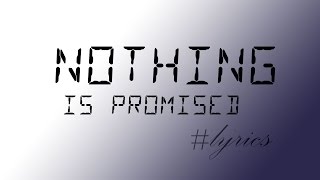 rihanna - nothing is promised [lyrics]