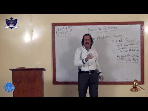 Pakistan Studies Lecture-2 LLB 5 Years Program