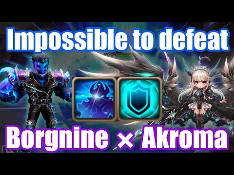 It's impossible to defeat them, Akroma × Borgnine combo debut🙃🙃🙃【Summoners War RTA】