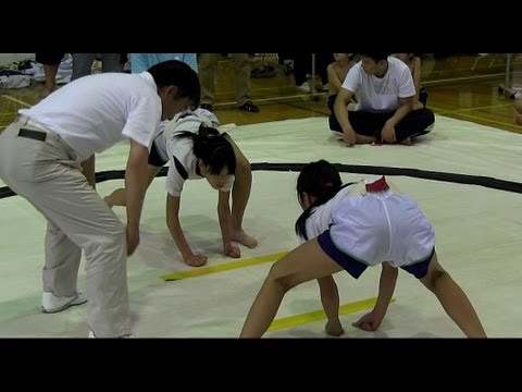 小学生の女の子でも、お相撲するんです♪ わんぱく相撲豊島区大会2013女子の部 