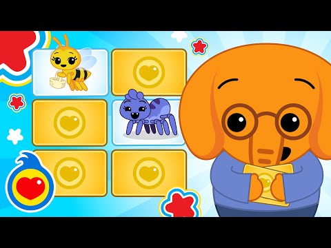 Jugamos con Nesho al MEMOTEST ♫ Vídeos Educativos Infantiles ♫ Plim Plim