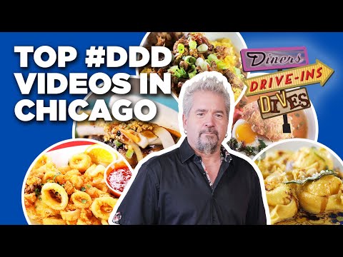 Top #DDD Videos in Chicago with Guy Fieri (Extended) | Diners, Drive-Ins, and Dives | Food Network