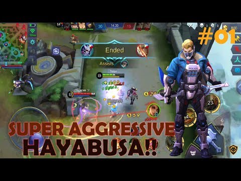 0.9 Seconds Kills!! - 01 HAYABUSA GOD MONTAGE - AGGRESSIVE HAYA - MOBILE LEGENDS