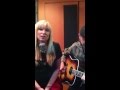 Julie Roberts Sings Pretty Paper -live acoustic