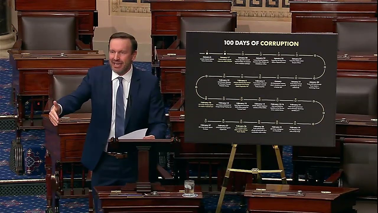 Murphy Slams Trump’s First 100 Days: This Is A Story Of Incompetence, Theft, Mind-Blowing Corruption