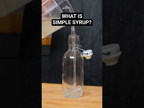 What is Simple Syrup really?