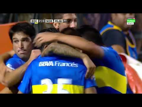 Gol de Tevez (2-0) / Boca Juniors 4 - 1 Newell's - Fecha 4 Torneo Argentino 2016