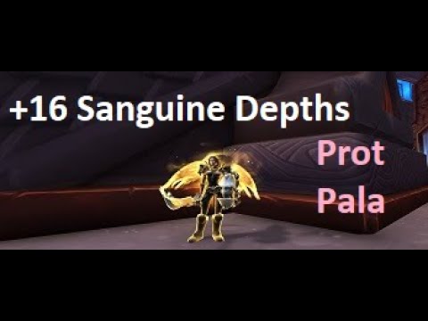 Protection Pala |+16 Sanguine Depths | WoW Mythic+ Dungeon 9.1.5