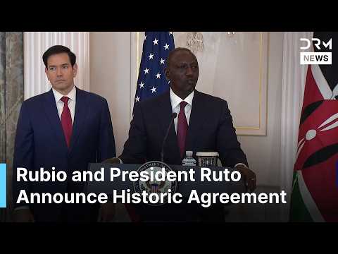 US Secretary Rubio Signs Historic Health Framework Agreement with Kenya's President Ruto | AC1G