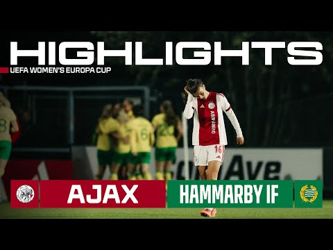 Highlights Ajax Vrouwen - Hammarby IF | UEFA Women's Europa Cup