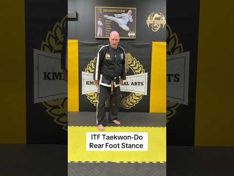 ITF Taekwon-Do Rear Foot Stance… with KMan McEvoy