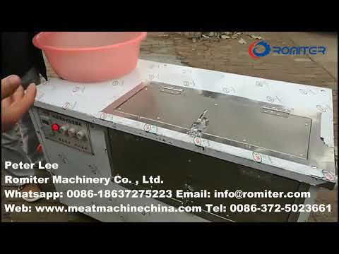 Automatic Fish Scale Removing Cleaning Machine