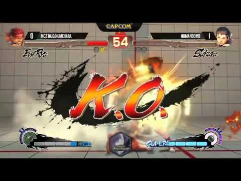 USF4[Daigo Umehara]CapcomProTourAsiaFinals Day1第5試合 ウメハラ vs HumanBomb ウル4