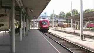 preview picture of video 'Rail Action at Villach, Austria. June 2008'