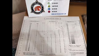 Standard Table for dot , Line&Area (Eng Ver.), แผ่นใสแสดงค่าจุดมาตราฐาน
