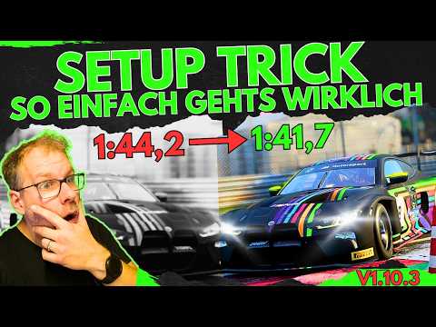 ACC Setup Guide für jedes Auto und jede Strecke in der Version V1.10.3