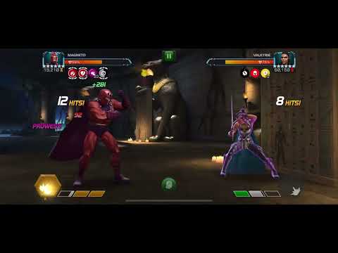 Magneto vs Valkyrie Boss (July 2022 Cavalier Event Quest: Subservience, Vengeance)