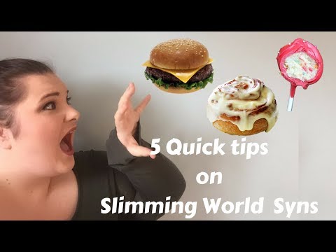 5 Quick Tips for Slimming World Syns !