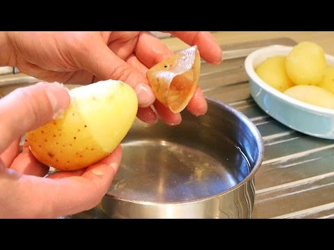 Quick Tip: The Fastest Way to Peel a Potato