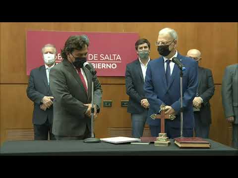 El gobernador Sáenz tomó juramento a nuevos funcionarios del Ejecutivo