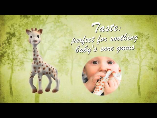 Vídeo relacionado con Vulli Sophie la Girafe - Peluche Bebé 14 cm Ultra Suave - Desde el Nacimiento