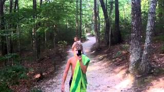 preview picture of video 'Fun at Hanging Rock Park, NC'