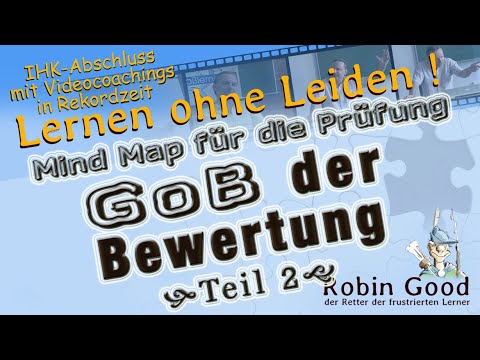 GoB der Bewertung, Teil 2, Mind Map für die Prüfung