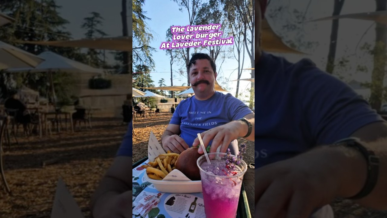 Indulge your taste buds with the Lavender Lover Burger from 123 Farm 8/10