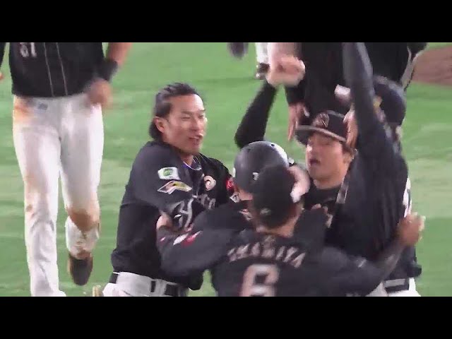 【9回裏】高めを捉えた!! ホークス・中村晃のサヨナラタイムリーヒット!!  2023年6月24日 福岡ソフトバンクホークス 対 オリックス・バファローズ