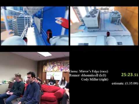 Mirror's Edge Speed Run Race (1:11:46) - AGDQ 2012