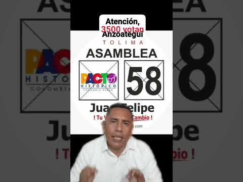 3 mil habitantes de Anzoategui votan Asamblea Pacto Histórico 58 #tolima