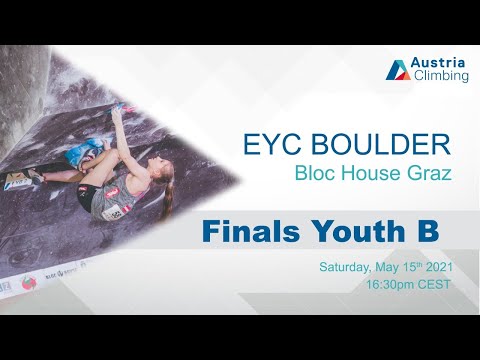 EYC Graz Boulder Finals Youth B male and female