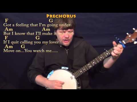 Stitches (Shawn Mendes) Banjo Cover Lesson with Chords/Lyrics - Capo 1st
