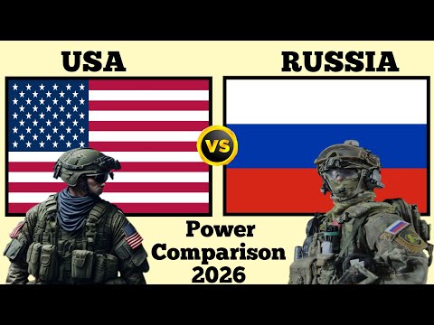 USA vs Russia Military Power Comparison 2026 | Russia vs USA Military Power 2026