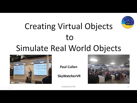 SkyWatcherVR Talk 3DCamp Dublin 6Feb20