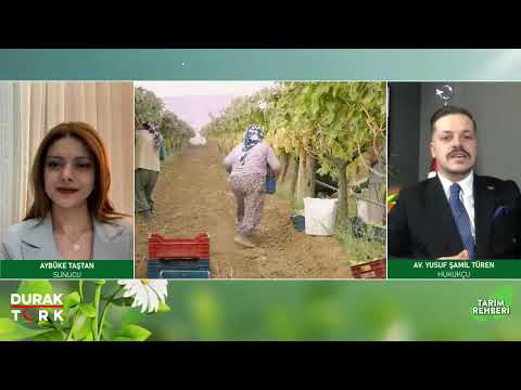  AYBÜKE TAŞTAN İLE TARIM REHBERİNDE BUGÜN AV. YUSUF ŞAMİL TÜREN VE ENGİN YILDIRIM VAR