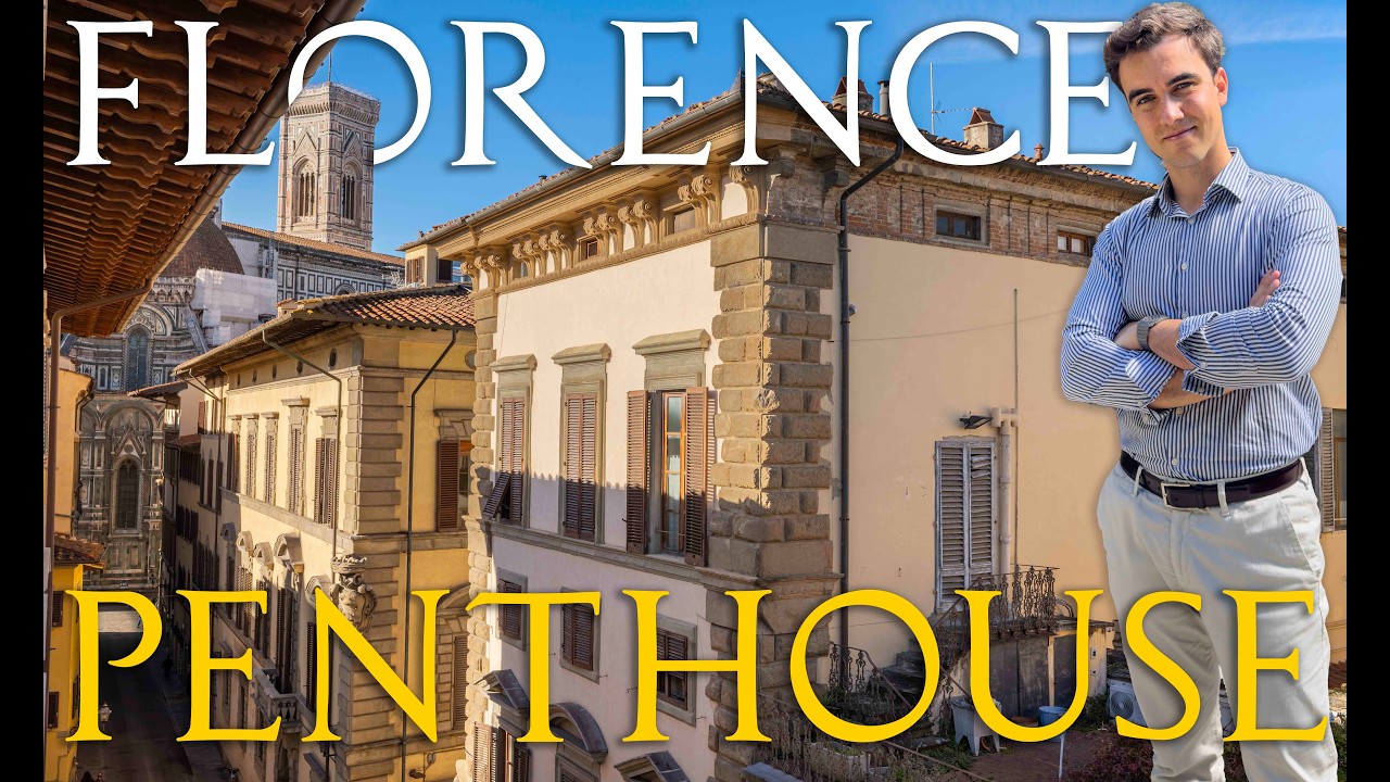 video-LUXURY PENTHOUSE WITH VIEWS OF FLORENCE CATHEDRAL FOR SALE