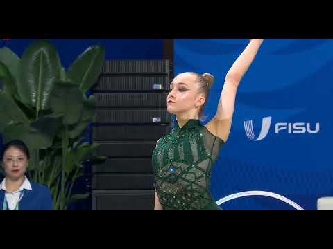 Khrystyna Pohranychna Hoop Qual 32,350 - World University Games Chengdu 2023