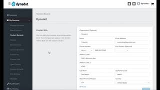 How to Manage Your Whois Contact Records at Dynadot