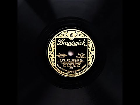 He's So Unusual - Meyer Davis' Hotel Astor Orchestra (1929)