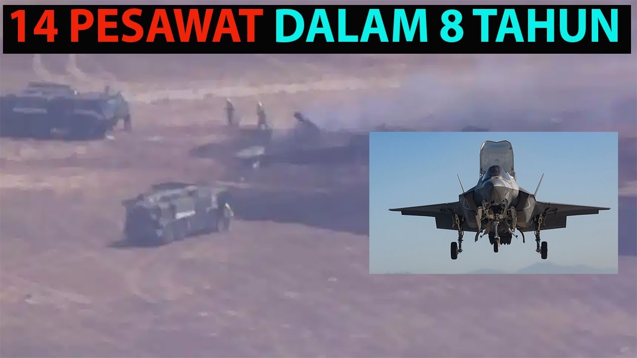Sebuah F-35B Kembali Hancur